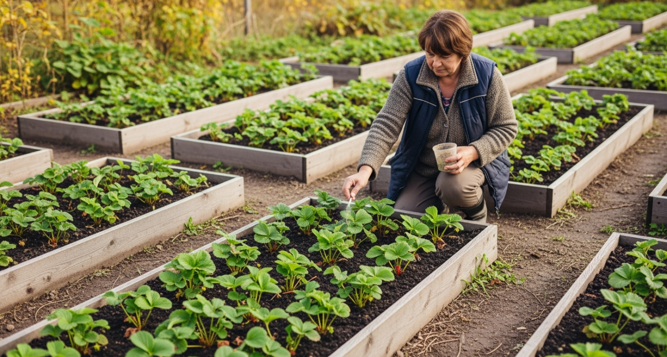 Садоводы годами ищут этот рецепт: что добавить в землю в сентябре, чтобы вредители навсегда покинули клубничные грядки