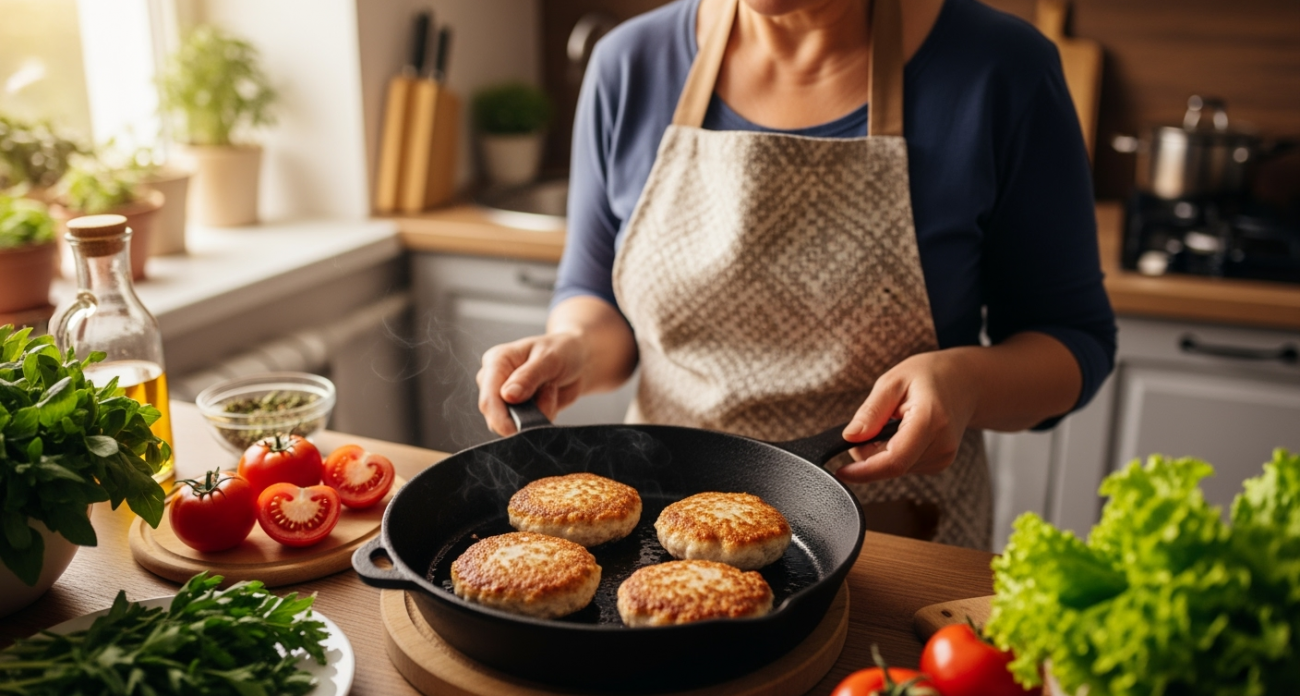 Один секретный ингредиент из морозилки делает котлеты такими сочными, что домашние расхватывают их быстрее, чем я успеваю жарить
