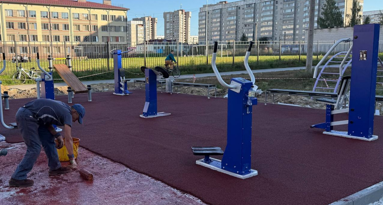 Для спортивных йошкаролинцев поставили 13 новых бесплатных тренажеров