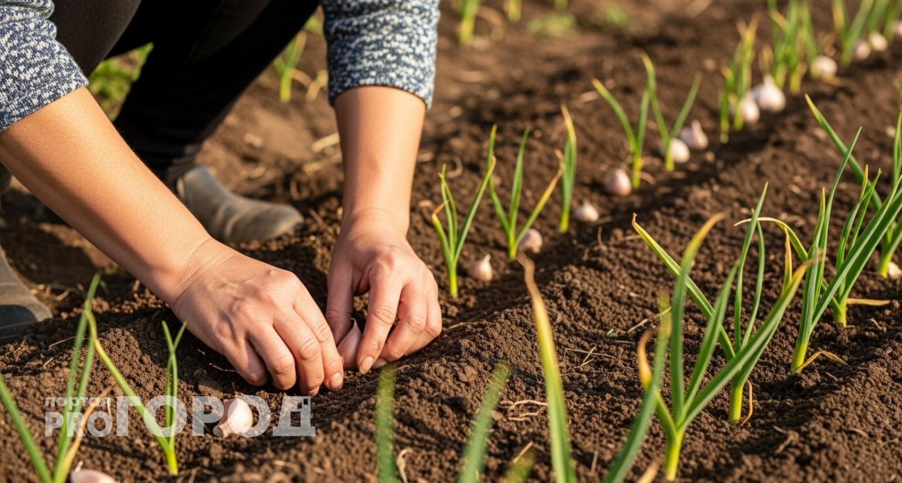 Чеснок вырастает размером с кулак: правильно сажаю его осенью и бед не знаю