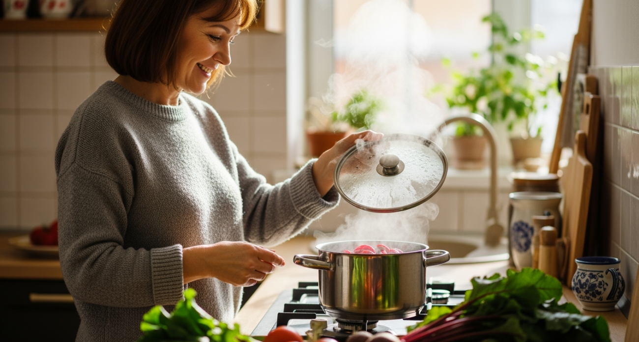 Забудьте про часовую варку свеклы: древний трюк с ледяной водой творит чудеса за 15 минут