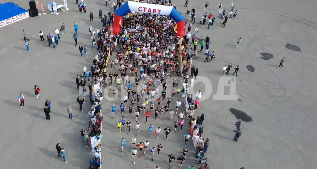 Пять тысяч человек пробежали километры по улицам Йошкар-Олы