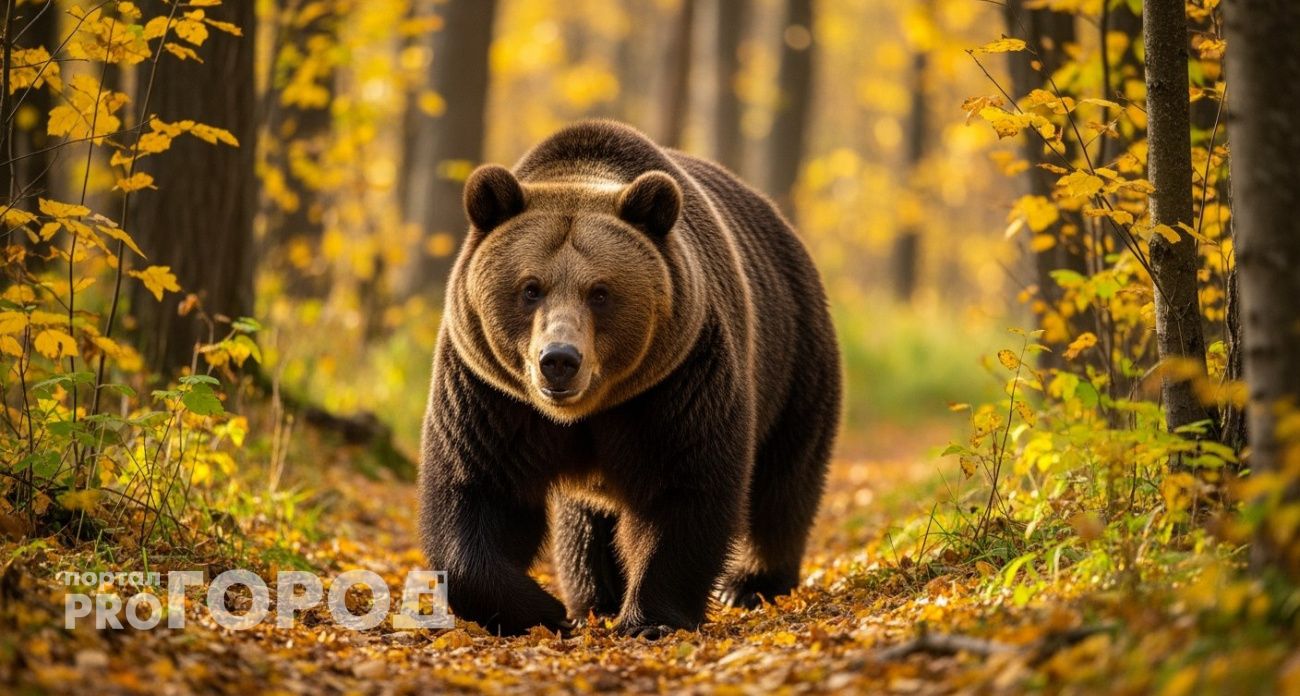 Медведи начали выходить к людям в марийских лесах