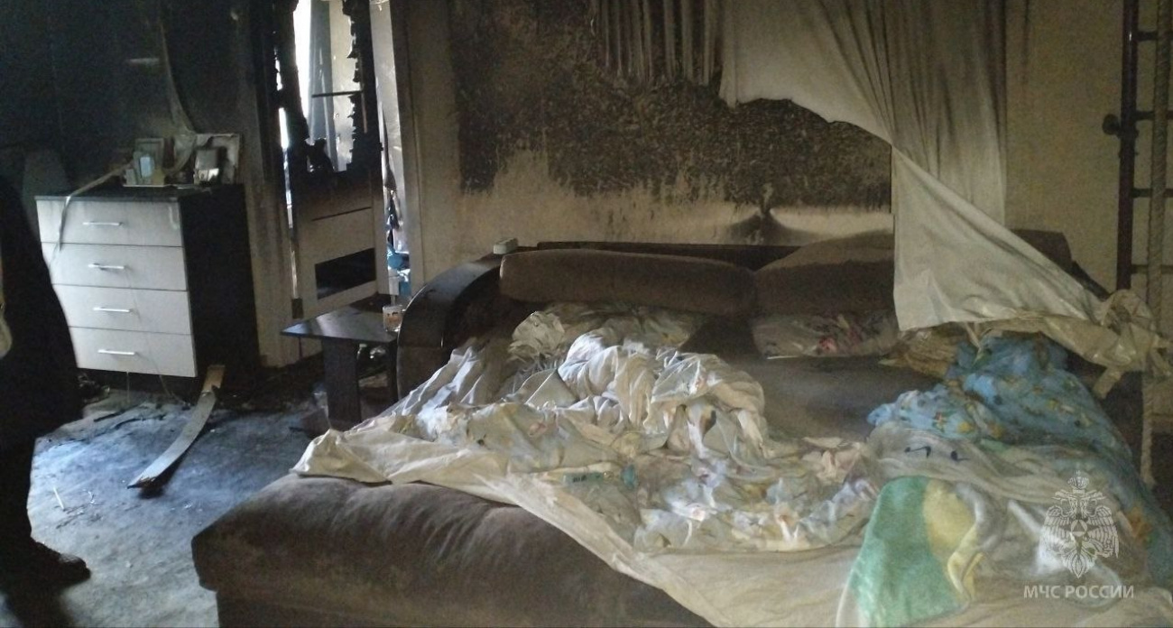 Детей вынесли из огня: крупный пожар произошел на Ленинском проспекте в Йошкар-Оле