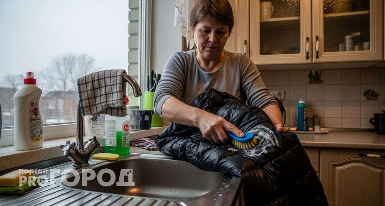 Пуховики больше не стираю: беру две простых вещи с кухни - через пять минут пятен как не бывало