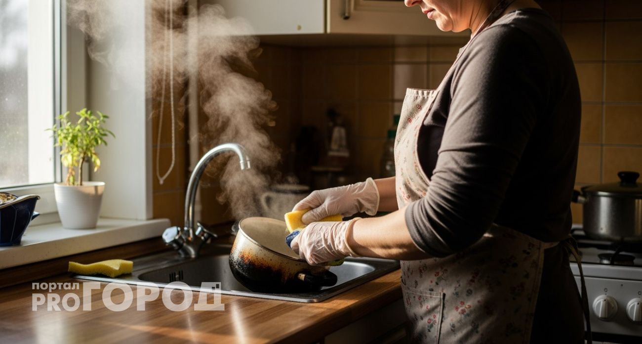 Часами больше не тру: беру два простых средства с кухни - пригоревшие кастрюли отмываются сами