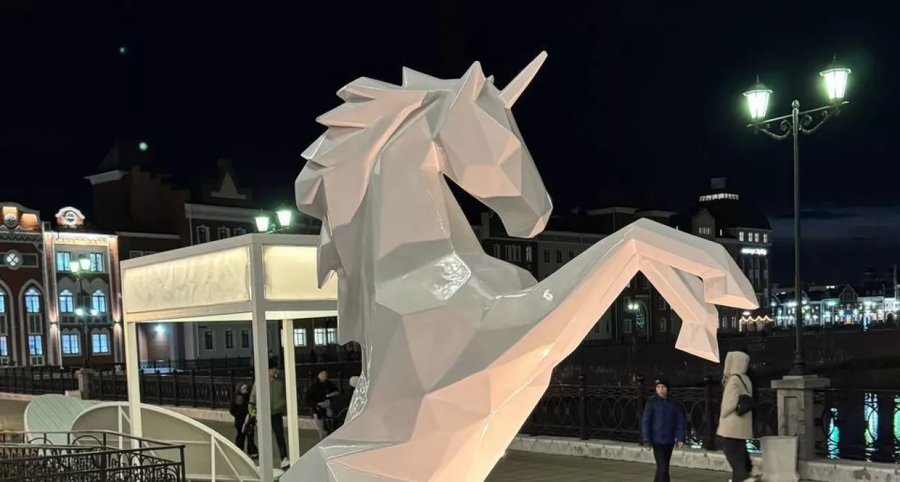 Единорога на набережной Йошкар-Олы демонтируют из-за жалоб горожан
