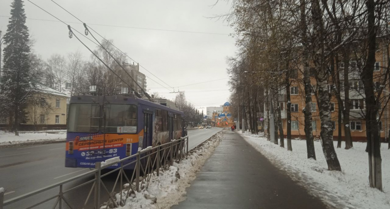 В Йошкар-Оле троллейбусы изменят маршруты из-за ремонта канализации