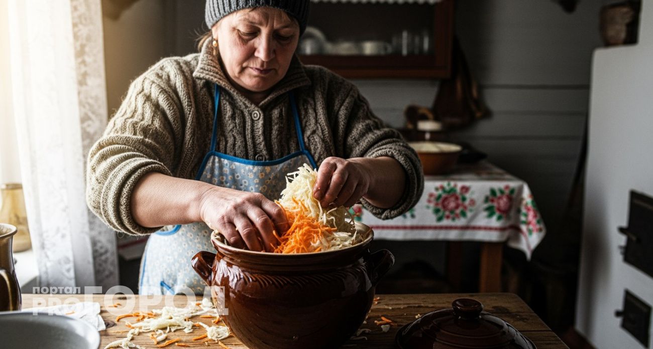 Квашеная капуста остается сочной и хрустящей: никакой слизи и кислоты - а всего 4 секрета
