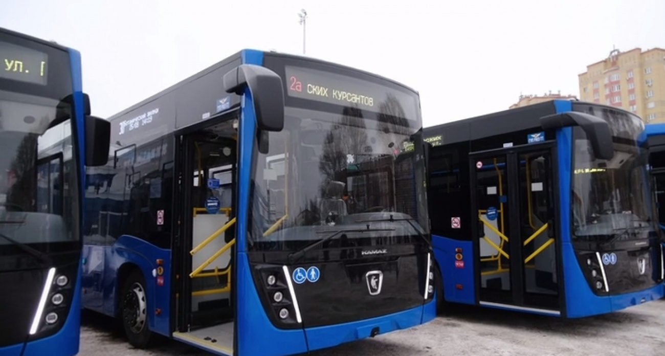Пять современных автобусов и пять троллейбусов приехали в Йошкар-Олу на смену старым: видео