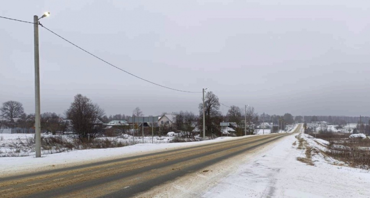 В Моркинском районе зажглись 49 новых фонарей