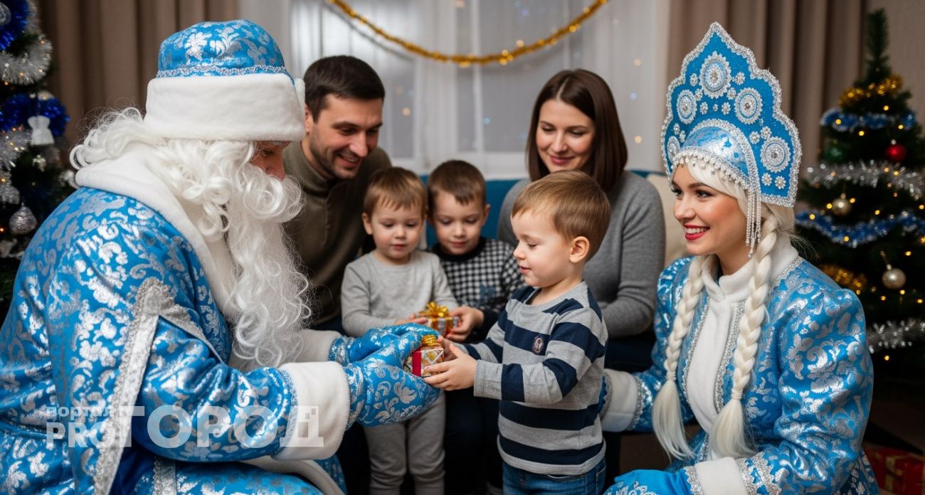 Роскошные 20 минут перед боем курантов: сколько стоит пригласить Деда Мороза и Снегурочку в новогоднюю ночь в Йошкар-Оле