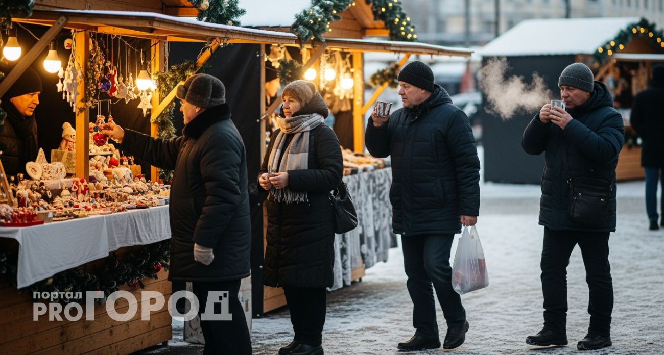 В Йошкар-Оле открылся Новогодний базар