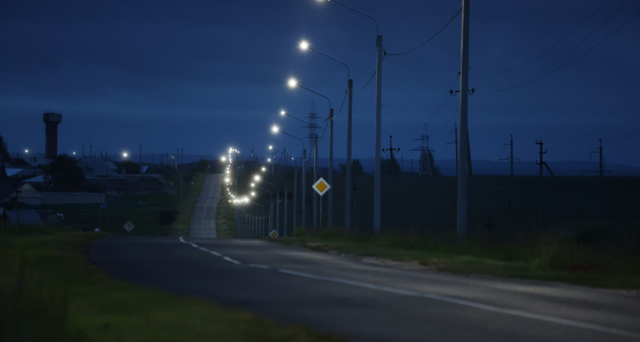 997 новых светильников озарили улицы Йошкар-Олы
