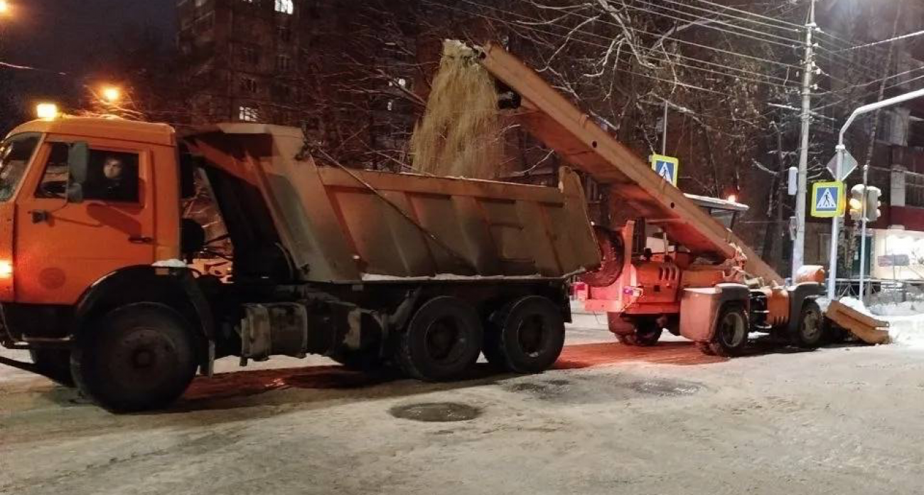 В Йошкар-Оле вывезли 1000 кубов снега за сутки