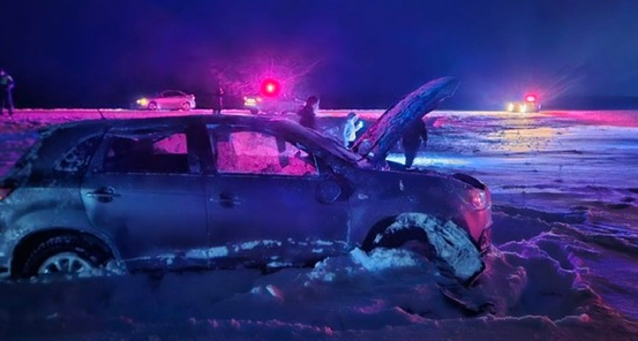 Непогода выбросила легковушку в кювет в Звениговском районе