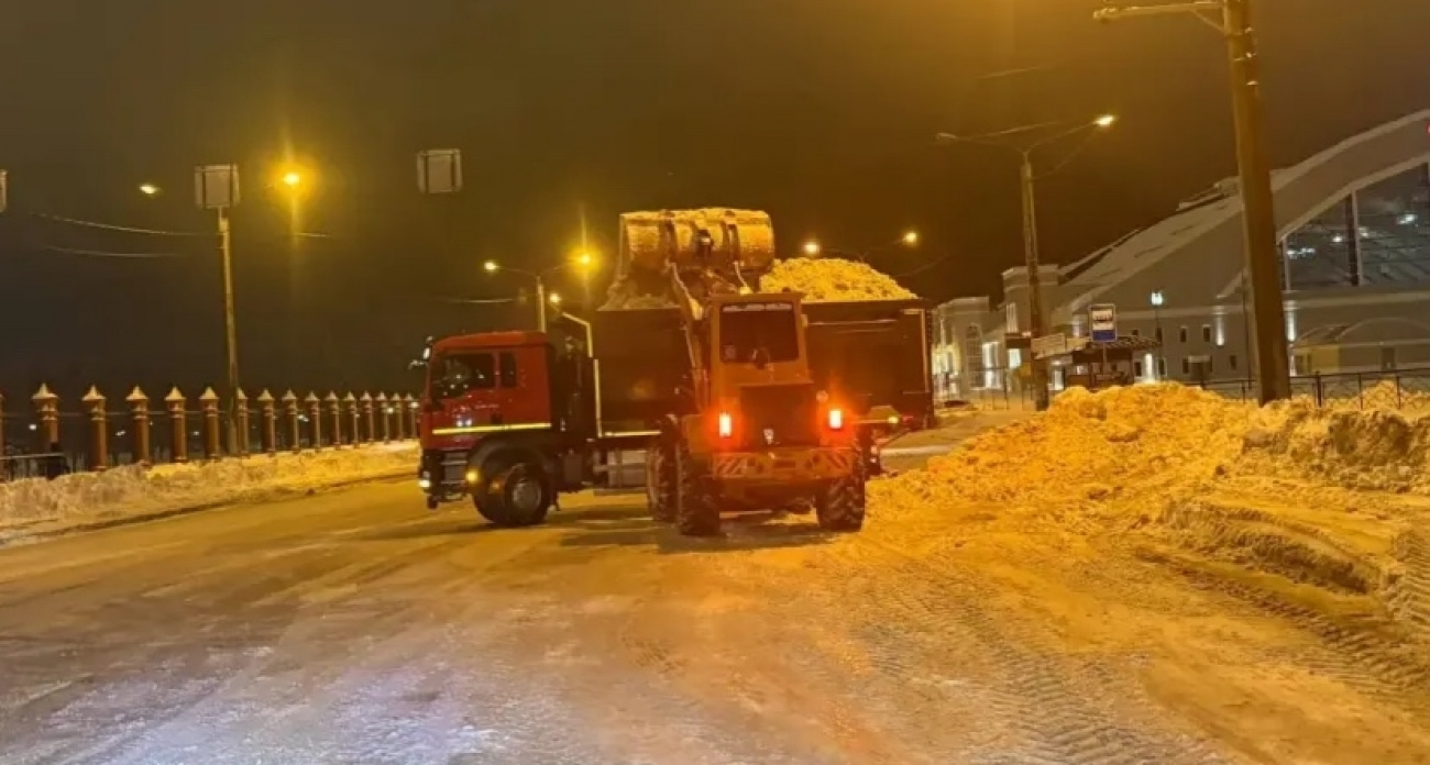 Улицы Йошкар-Олы закроют для водителей, чтобы вывезти снег