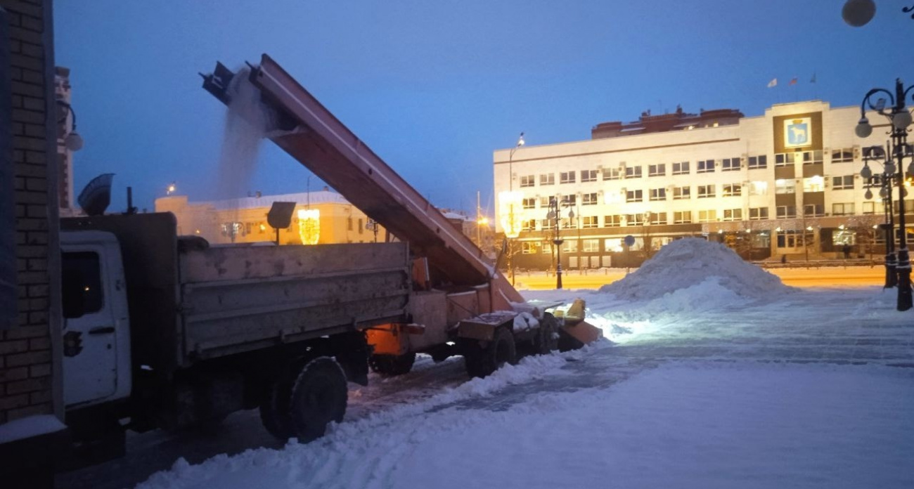 Часть Йошкар-Олы перекроют из-за вывоза снега