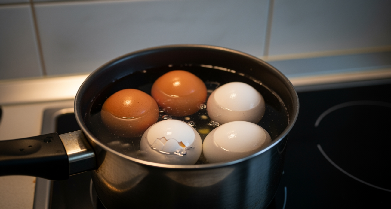 Простой трюк с варкой яиц: один ингредиент в воде сделает так, что скорлупа будет отходить сама собой