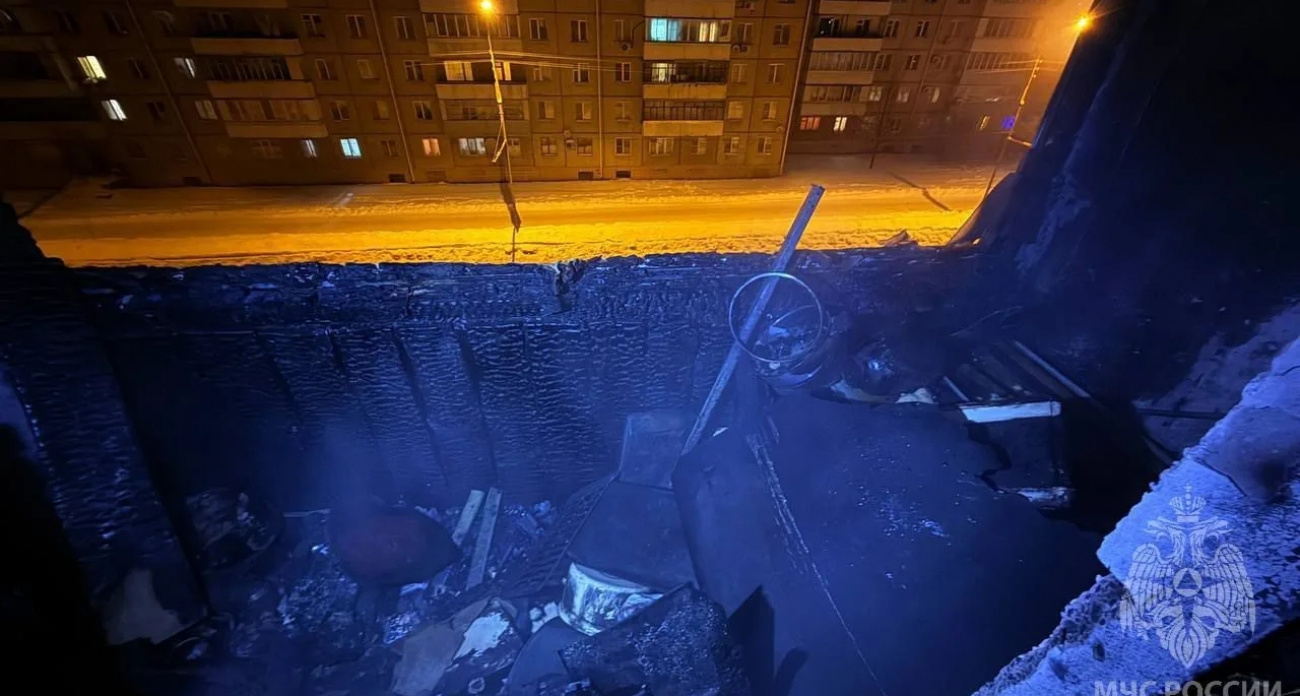 Квартира с ребенком внутри вспыхнула от сигареты в Йошкар-Оле