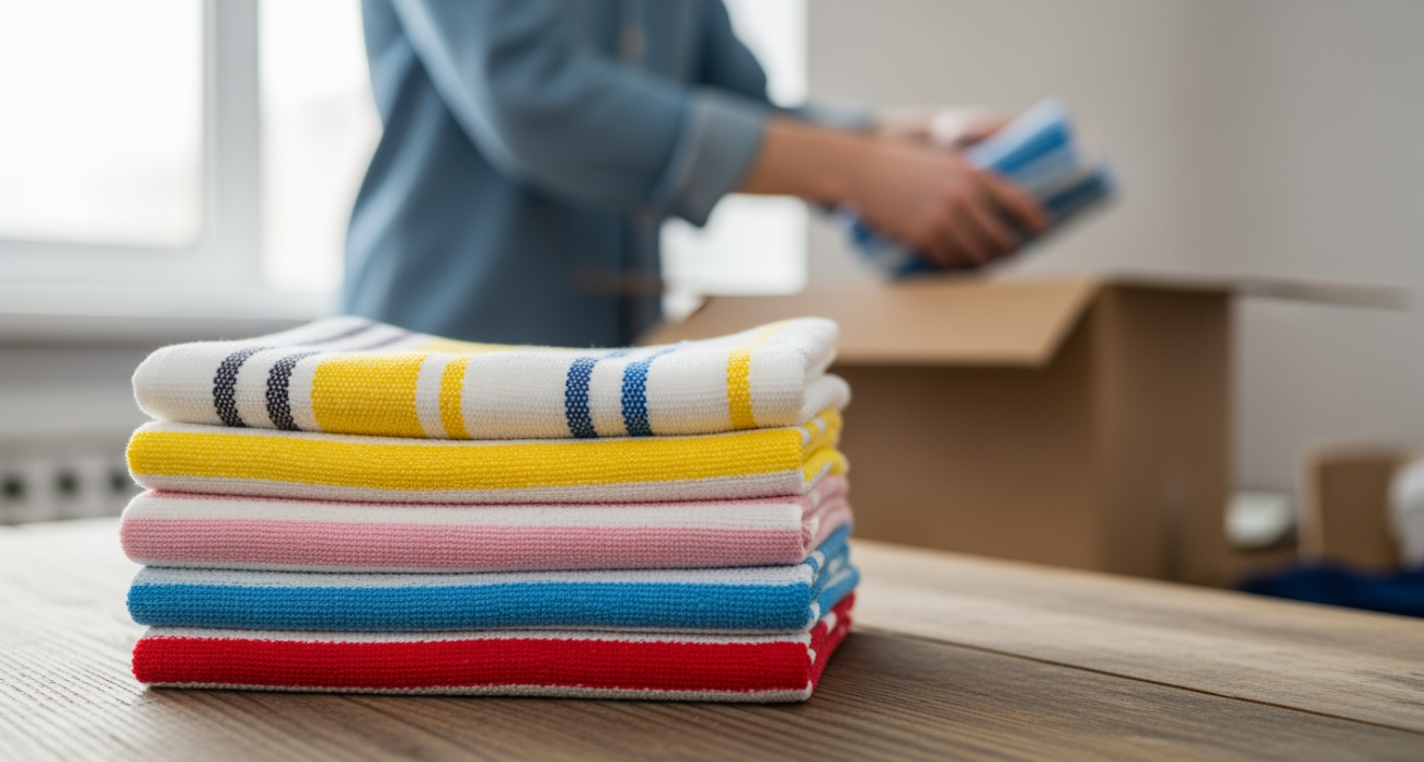 Забудьте о хлопке и синтетике: простой трюк с этим неожиданным материалом сделает ваши кухонные полотенца идеальными