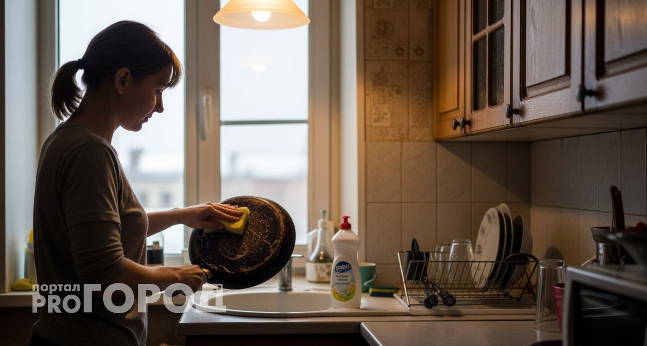 За минуту снимает 10-летний нагар со сковороды: это копеечное средство творит чудеса