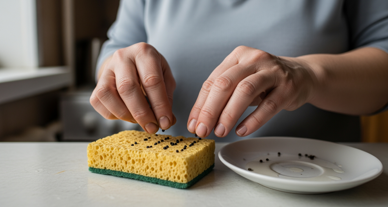Старый дедовский трюк с губкой для рассады - мои перцы растут как на дрожжах от этой домашней подкормки