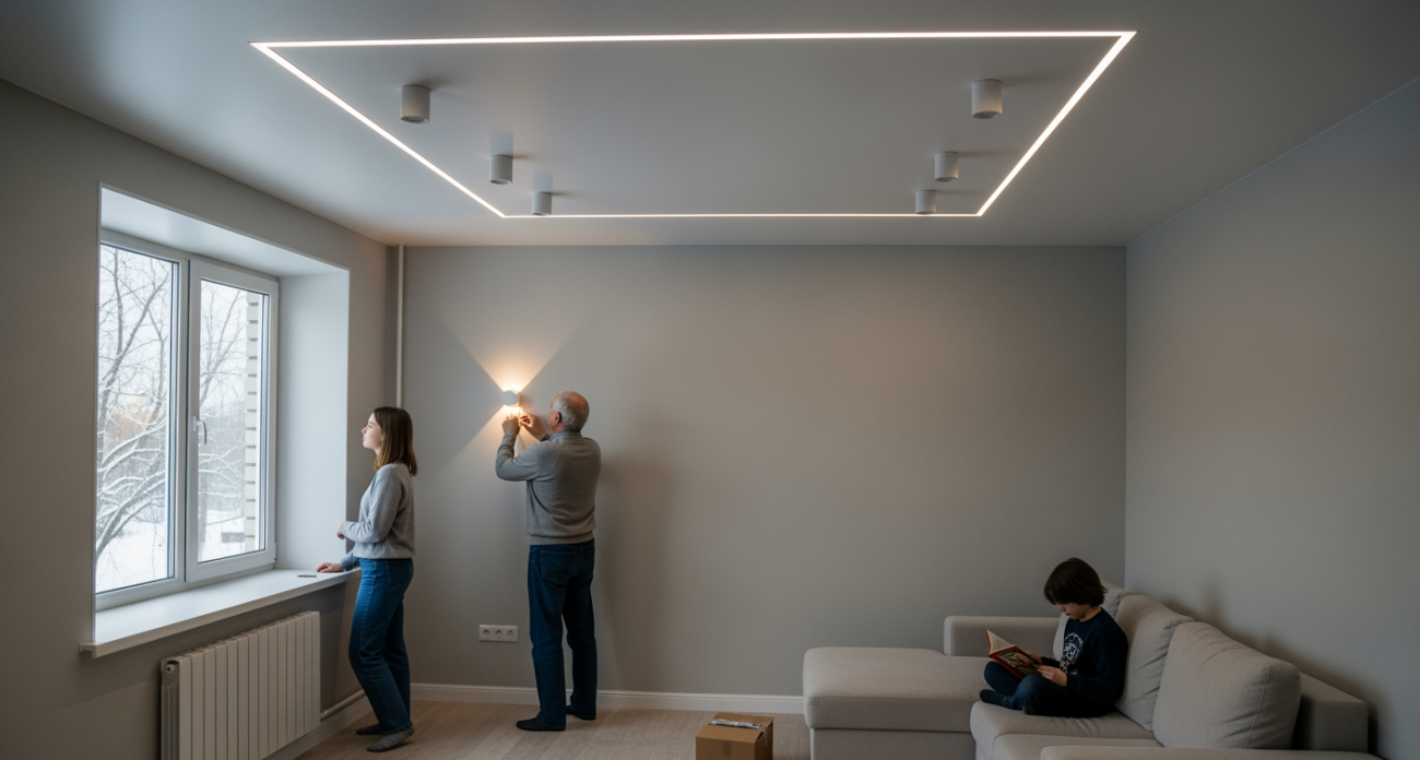 Дизайнеры массово отказываются от натяжных потолков в пользу двух новых решений - в России их пока мало кто знает