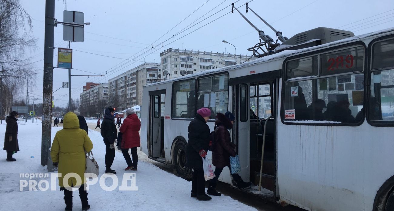 Два троллейбуса в Йошкар-Оле поменяли маршруты из-за снежных завалов