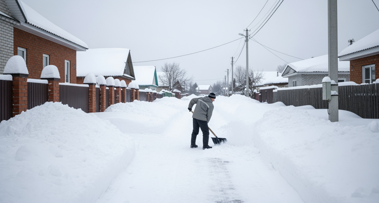 Гениальный способ очистить крышу от снега не вставая с дивана — зимняя хитрость опытных домовладельцев