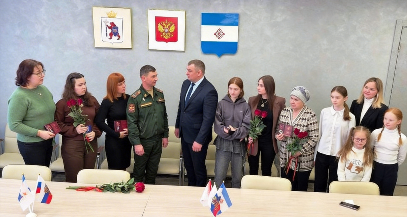 Четверо героев посмертно: в Медведевском районе вручили ордена Мужества семьям погибших в СВО военных