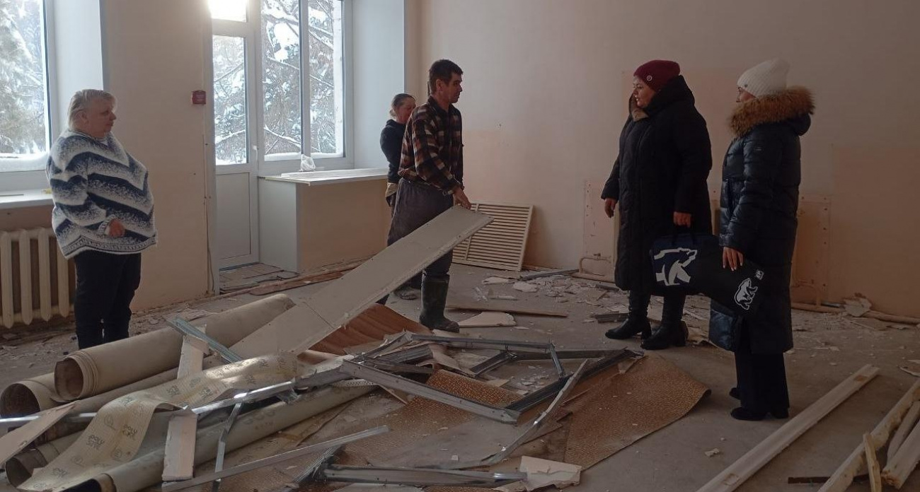 Школу и детский сад начали разбирать в Юрино