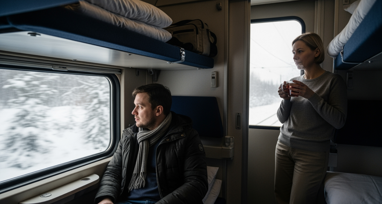 Соседка по купе устроила утренний переполох из-за полки, но моя реакция заставила её пожалеть о своём поведении