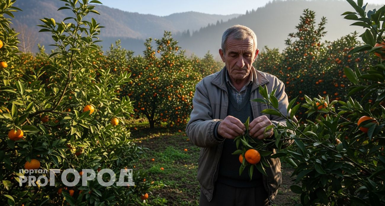 "Лучше оставлю гнить на ветке, но в Россию не продам": владелец мандариновой фермы честно рассказал, почему так решил