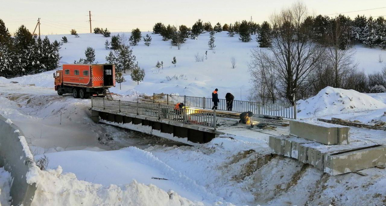 Мосты через три реки одновременно ремонтируют в Марий Эл