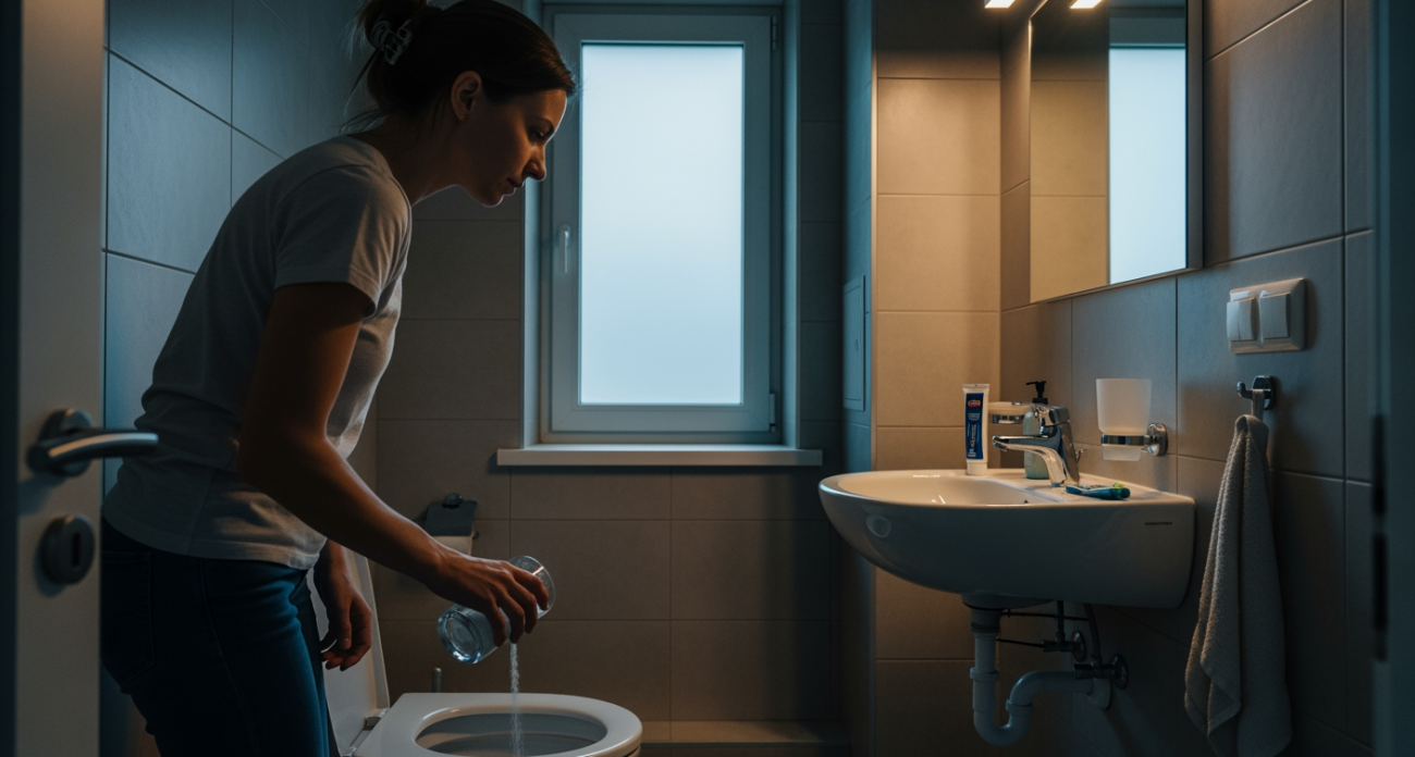 Насыпал горсть соды в унитаз на ночь и забыл про чистку на месяц — секретный трюк от бывалых уборщиц