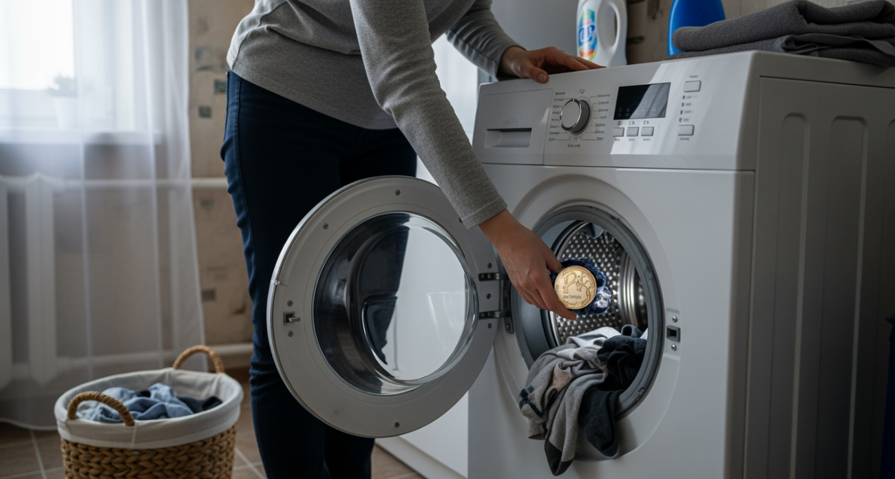 Забудьте о дорогих средствах для стирки — простая монета в барабане творит настоящие чудеса с вашими вещами