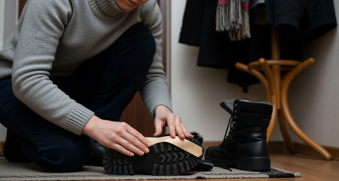 Гололёд больше не страшен: простая хитрость на подошве обуви избавила меня от вечных падений