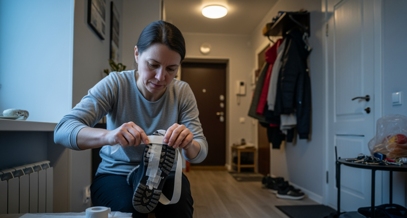 Копеечное средство из домашней аптечки превращает скользкую обувь в надежную опору на зимних улицах