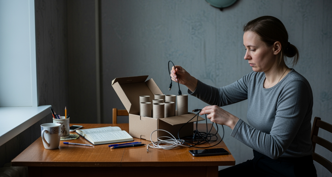 Обычные рулончики из-под туалетки превратились в тайное сокровище домашних умельцев для порядка и экономии