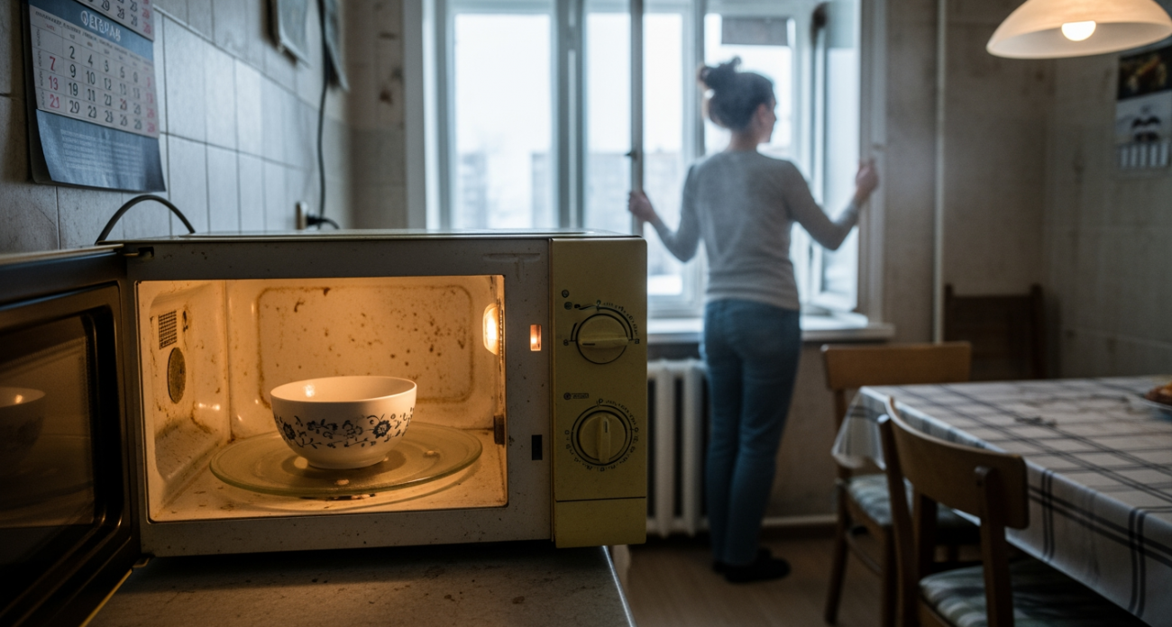 Забытое средство из домашней аптечки за копейки вернуло моей микроволновке первозданный блеск всего за 5 минут