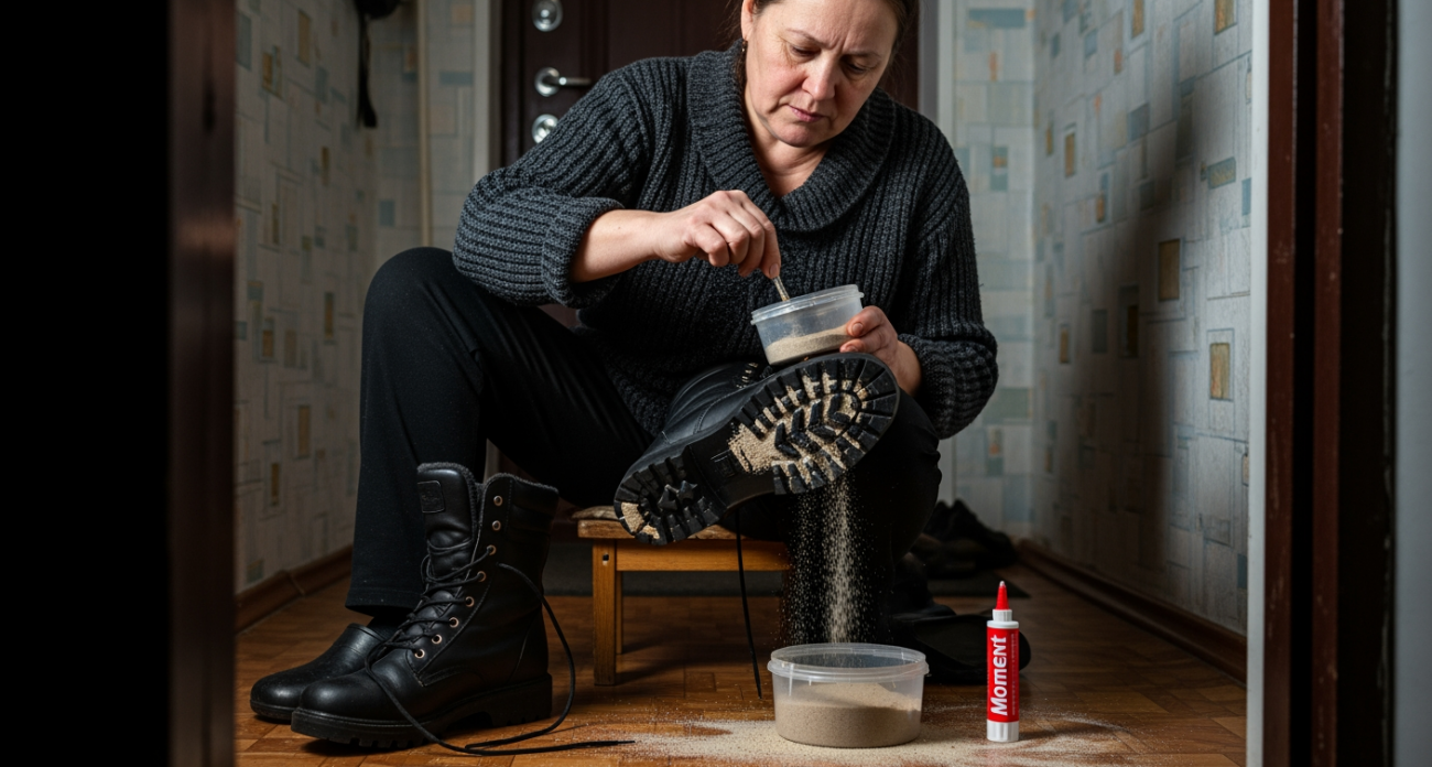 Старинный трюк с зимней обувью, который заставит вас скользить по льду с грацией кошки и забыть про падения