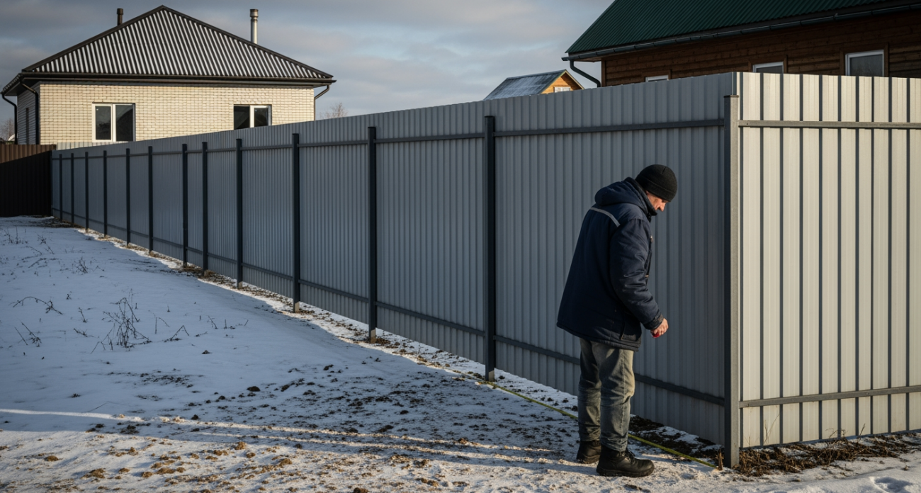 Сосед годами смеялся над моим старым забором, пока не узнал что его дом стоит на моей земле