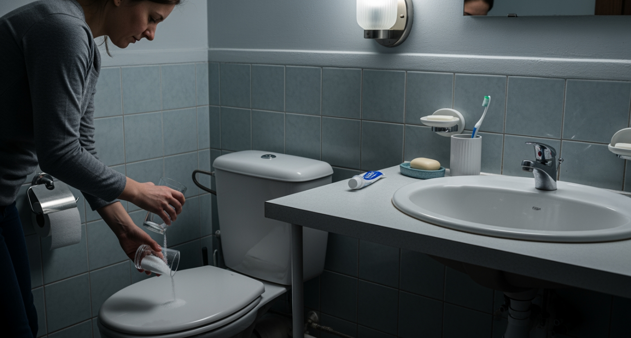 Зачем сантехники скрывают этот копеечный способ с солью который избавит от всех проблем с унитазом