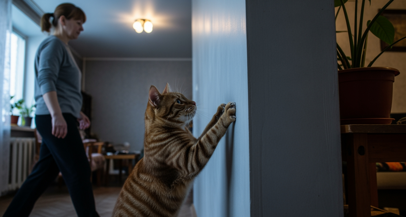 Кошки больше не портят ремонт: новое покрытие для стен переживет любые когти и прослужит два десятка лет