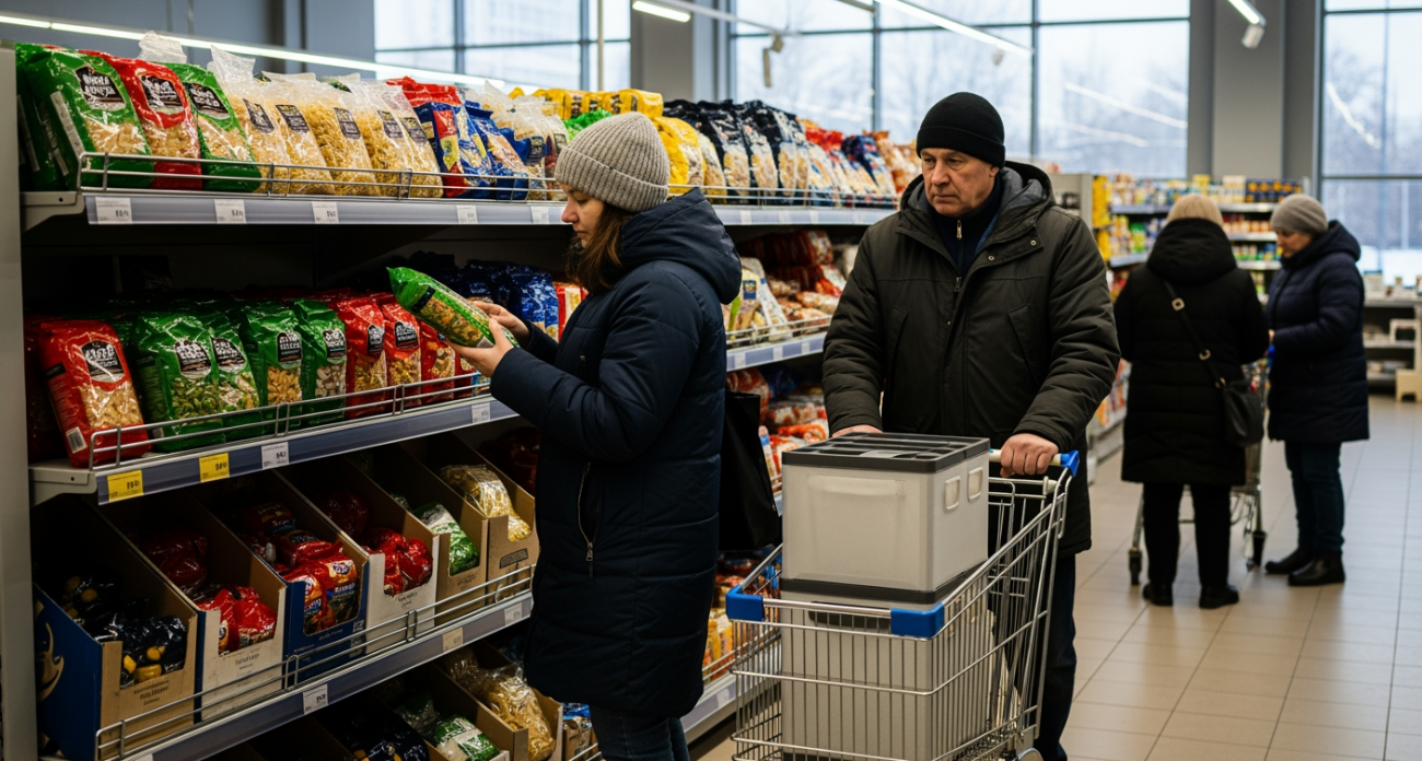 Чижик снова удивляет новинками: нашла там макароны, которых нет в других магазинах, и загадочный органайзер