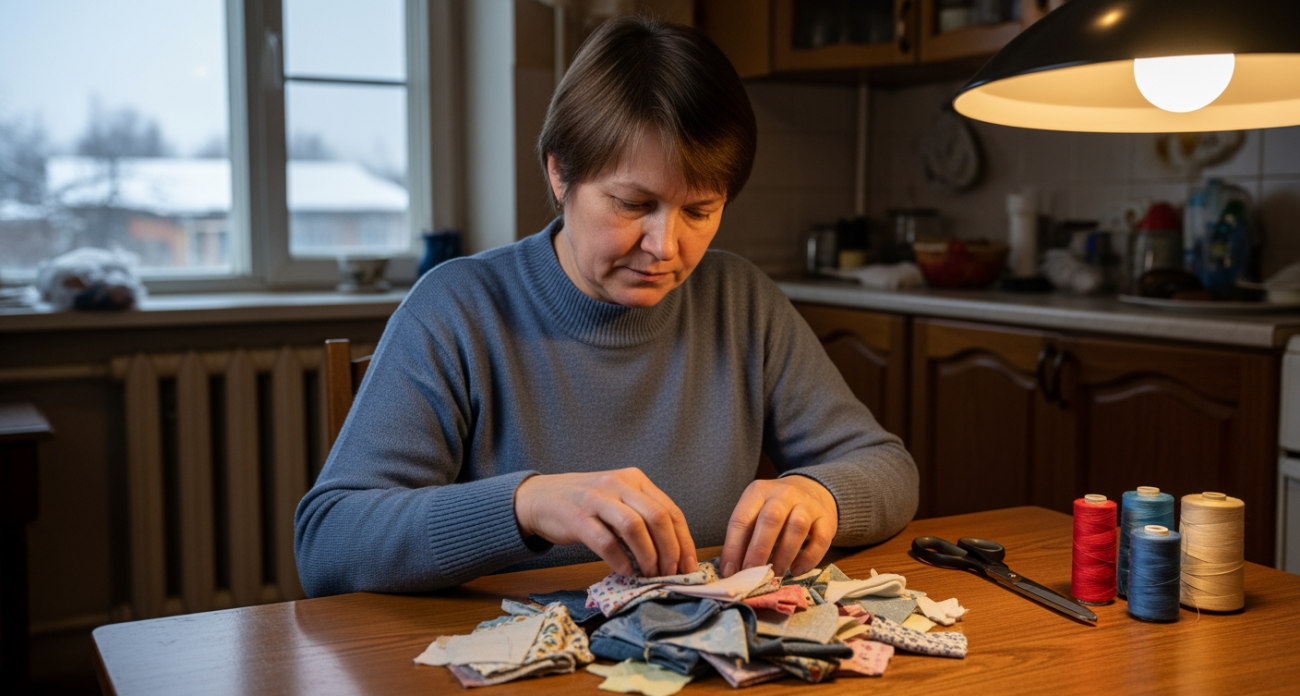 Лоскутки ткани валяются без дела — покажу как за полчаса сделать из них нужные вещи для быта