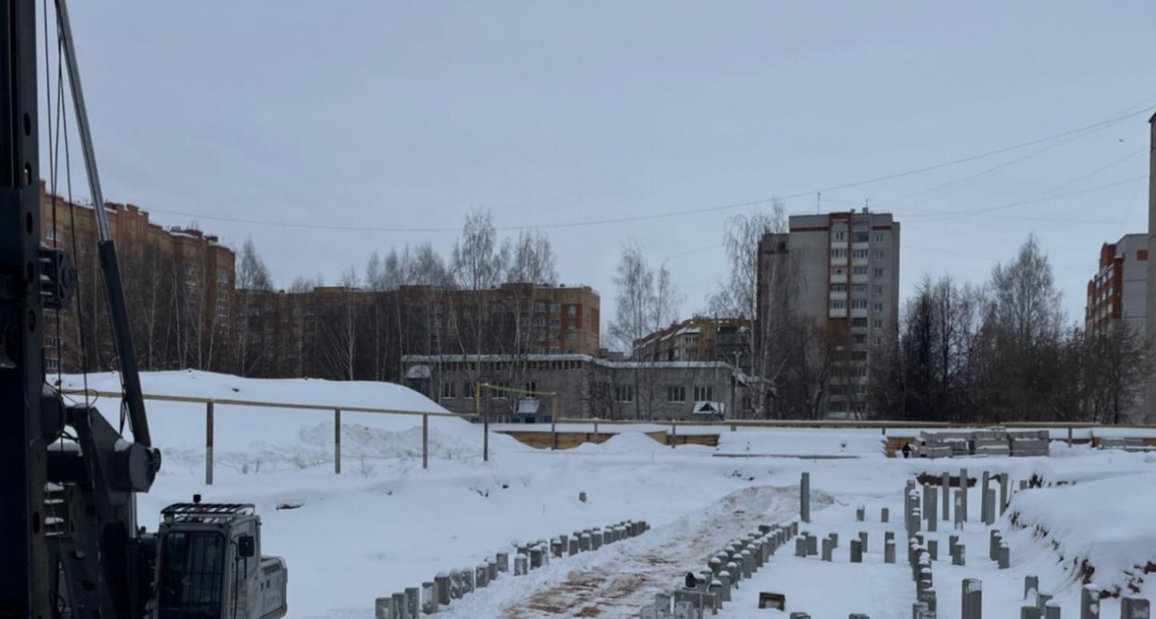 На месте будущей школы в Йошкар-Оле уже роют котлован
