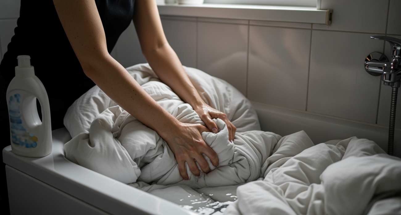 Забудьте про химчистку: простой способ постирать объемное одеяло в домашних условиях