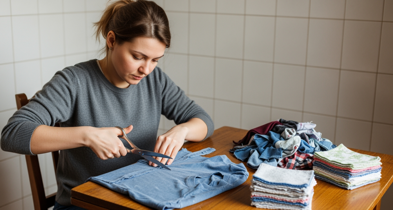 Старые лоскуты превращаются в полезные вещи: простые идеи для экономных хозяек